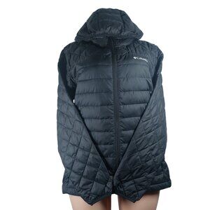 Columbia Women's Black Budding Crocus Omni Heat Quilted Puffer Jacket Size L